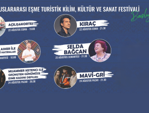 Uluslararası Eşme Kilim Festivali Kapılarını Açıyor