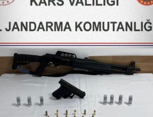 Kars’ta ruhsatsız silah operasyonu: 2 şahsa adli ve idari işlem yapıldı