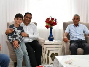Arpaçay’da şehit yakınlarına ziyaret