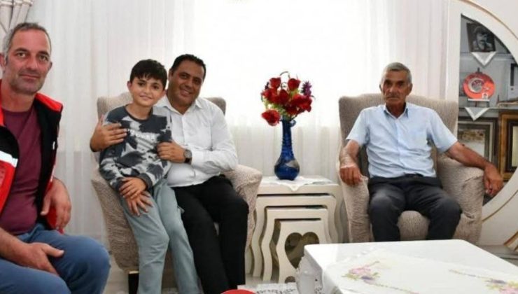 Arpaçay’da şehit yakınlarına ziyaret
