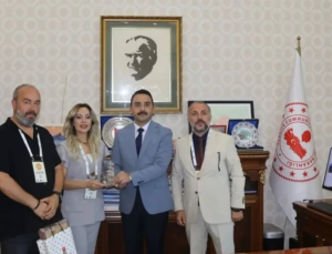 Festival heyetinden Kaymakam Zafer Şahin’e nezaket ziyareti