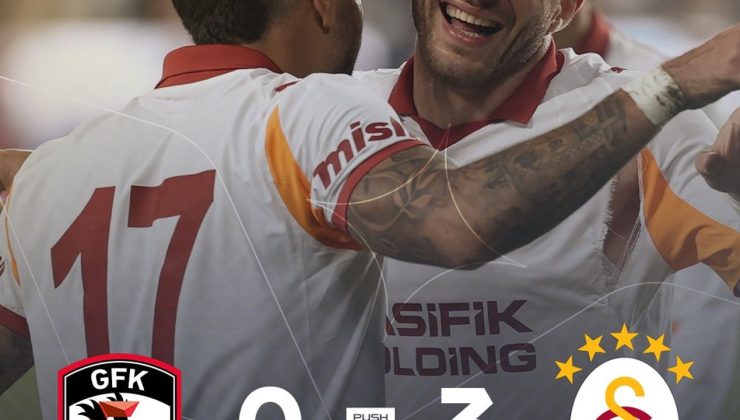 Galatasaray, sezonu 3-0’lık galibiyetle açtı