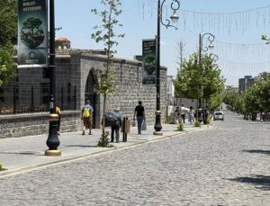 Diyarbakır’da kavurucu sıcaklar tarihi mekânları vurdu