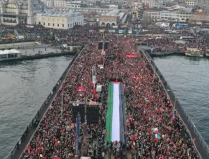 Filistin’e destek yürüyüşü 9 Ağustos’ta İstanbul’da