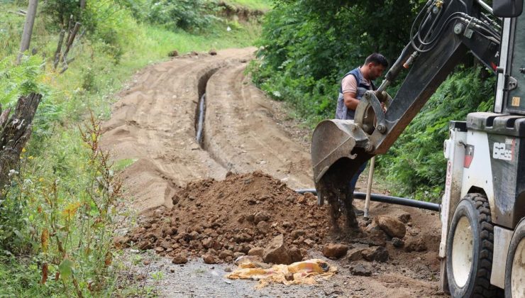 Ordu Çaybaşı'nın en büyük mahallesinin içme suyu tarih oldu
