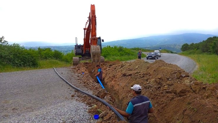 Balıkesir Belediye'si Kepsut’un Mehmetler Mahallesi’ni şebeke suyuna kavuşturdu