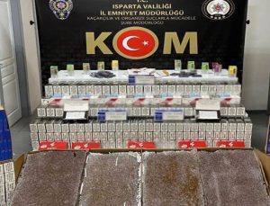 Isparta'da kaçakçılık oprasyonu